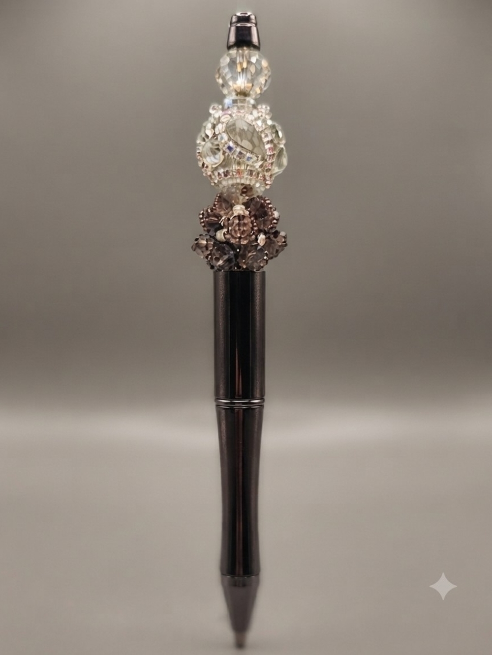 Beaded Pens - Black Crystal